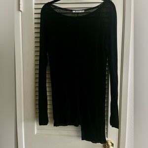 Vintage Alexander Wang Wool Asymmetric Tunic Sweater